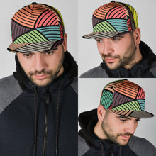 Load image into Gallery viewer, Multi-colored Fractals Snapback Hat