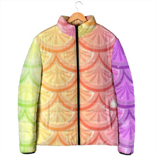 Load image into Gallery viewer, Mermaid Scales Women's Padded Jacket