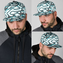 Load image into Gallery viewer, Blue Marble Snapback Hat
