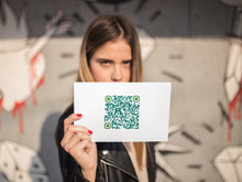 Load image into Gallery viewer, Downloadable QR Code with Hidden Message: " A Real Friend Wouldn't Hurt You"