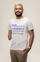 Load image into Gallery viewer, Serenity Prayer Unisex Heavy Cotton Tee, Serenity T-shirt, Mental Health T-shirt