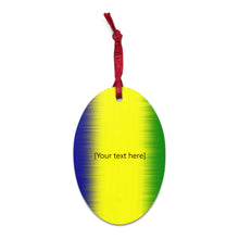 Load image into Gallery viewer, St. Vincent and the Grenadines National Colors Wooden ornaments - Personalized