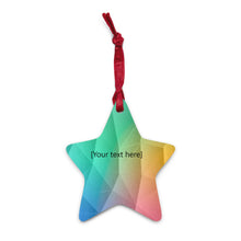 Load image into Gallery viewer, Cotton Candy Wooden ornaments - Personalized