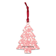 Load image into Gallery viewer, Pink Bubblegum Wooden ornaments - Personalized