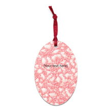 Load image into Gallery viewer, Pink Bubblegum Wooden ornaments - Personalized