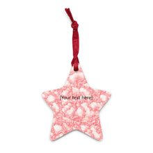 Load image into Gallery viewer, Pink Bubblegum Wooden ornaments - Personalized