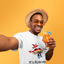 Load image into Gallery viewer, It's Rum Day Unisex Jersey Short Sleeve Tee, Rum shirt, Pirate shirt, Pirate's rum shirt, rum day, rum day shirt