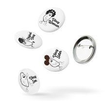 Load image into Gallery viewer, St. Vincent Map Cartoon Characters 5 Pin Button Set – Vincy Heritage