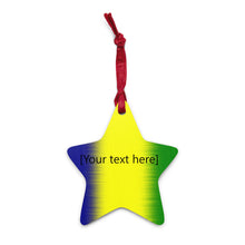Load image into Gallery viewer, St. Vincent and the Grenadines National Colors Wooden ornaments - Personalized