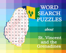 Load image into Gallery viewer, Discover St. Vincent and the Grenadines: 50+ Page Digital Downloadable Word Search Book (PDF)