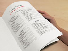 Load image into Gallery viewer, Ultimate Pre-Trip Checklist: Printable Travel Planner Insert for Double-Checking Essentials (8 Pages)