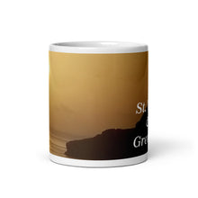 Load image into Gallery viewer, St. Vincent and the Grenadines Sun Setting Off Edinboro Point White glossy mug