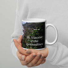 Load image into Gallery viewer, St. Vincent and the Grenadines Byrea Beach White glossy mug