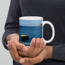 Load image into Gallery viewer, St. Vincent and the Grenadines Boats Bobbing White glossy mug