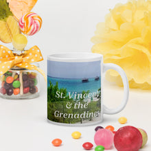 Load image into Gallery viewer, St. Vincent and the Grenadines Caribbean Beauty White glossy mug