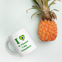 Load image into Gallery viewer, I Love St. Vincent and the Grenadines White glossy mug (g)