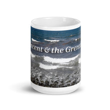 Load image into Gallery viewer, St. Vincent and the Grenadines Beach on Windward Coast White glossy mug
