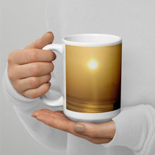 Load image into Gallery viewer, St. Vincent and the Grenadines Sun Setting Off Edinboro Point White glossy mug