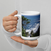 Load image into Gallery viewer, St. Vincent and the Grenadines Byrea Beach White glossy mug
