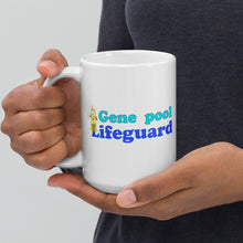 Load image into Gallery viewer, Gene Pool Lifeguard White glossy mug