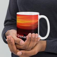 Load image into Gallery viewer, St. Vincent and the Grenadines Vibrant Sunset White glossy mug