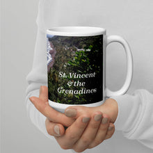 Load image into Gallery viewer, St. Vincent and the Grenadines Byrea Beach White glossy mug