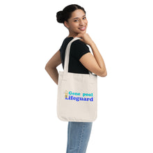 Load image into Gallery viewer, Organic Canvas Tote Bag - Gene Pool Lifeguard