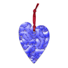 Load image into Gallery viewer, Cloudy Blue Wooden Ornaments