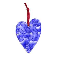 Load image into Gallery viewer, Cloudy Blue Wooden Ornaments