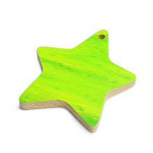 Load image into Gallery viewer, Green Wooden ornament Blanks - Personalized