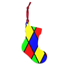 Load image into Gallery viewer, Stained Glass Wooden ornaments