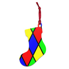 Load image into Gallery viewer, Stained Glass Wooden ornaments