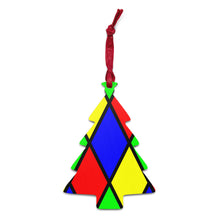 Load image into Gallery viewer, Stained Glass Wooden ornaments