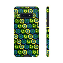 Load image into Gallery viewer, Tough Phone Cases (Black with spirals)