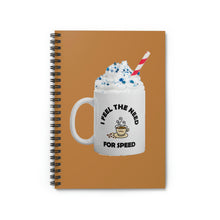 Load image into Gallery viewer, I Feel the Need for Speed, Spiral Lined Notebook