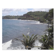 Load image into Gallery viewer, Jigsaw puzzle showing a picture of Byrea beach coastline, St. Vincent and the Grenadines.