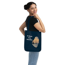 Load image into Gallery viewer, St. Vincent and the Grenadines Eco-friendly Organic Canvas Tote Bag - Boats at Canash Beach