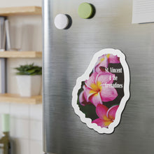 Load image into Gallery viewer, St. Vincent and the Grenadines Die-Cut Magnets - Frangipani Flowers