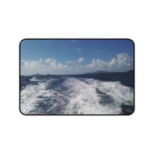 Load image into Gallery viewer, Desk mat featuring the Union Island/ Mayreau sea channel in St. Vincent and the Grenadines.