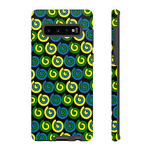Load image into Gallery viewer, Tough Phone Cases (Black with spirals)