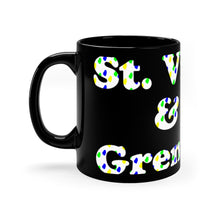Load image into Gallery viewer, St. Vincent and the Grenadines - 11oz Black Coffee Mug