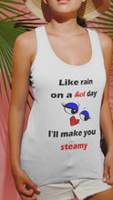 Load and play video in Gallery viewer, Steamy Unisex Tank Top (L)