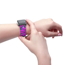 Load image into Gallery viewer, Purple and Green Marble Watch Band