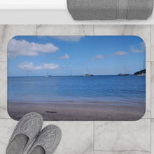 Load image into Gallery viewer, St. Vincent and the Grenadines Bath Mat - Boats in the Distance