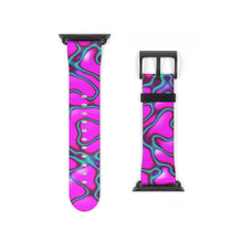 Load image into Gallery viewer, Purple and Green Marble Watch Band