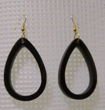 Load image into Gallery viewer, Volcanic Ash Earrings - Teardrop Loop Earrings