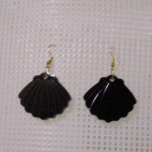 Load image into Gallery viewer, Volcanic Ash Earrings - Scallop Shell