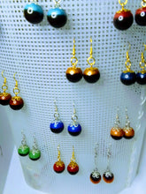 Load image into Gallery viewer, ball shaped jewelry made from volcanic ash and resin.