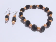 Load image into Gallery viewer, Velvet Seed (Mgambo Seed), Hawaiian Pussywillow, Black Pearl Jewelry - Earrings, Bracelet, Necklace
