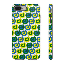 Load image into Gallery viewer, Tough Phone Cases (White with spirals)
